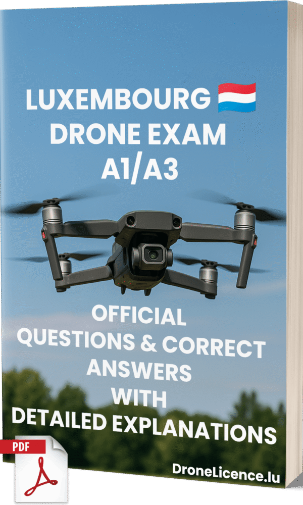 Luxembourg Drone Exam A1/A3 – Official Questions & Answers with Detailed Explanations And Learning Materials - Image 1