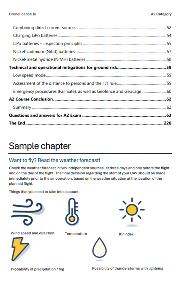 A2 Drone License Exam Luxembourg – Official Questions & Answers with Full Study Materials - Image 4
