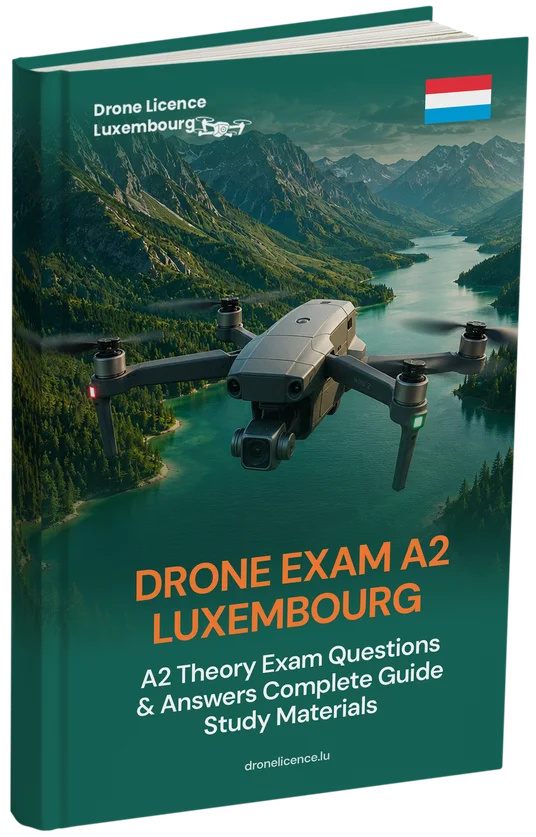 A2 Drone Licence Exam Luxembourg – Advanced Theory, Full Study Materials & 500+ Exam-style Questions & Answers